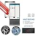 BlackBerry Key2 Screen Protector, PULEN [Scratch Resistant] [Ultra Clear] [Easy-Install] 9H Tempered Glass 0.33mm 3D Glass Screen Protector for BlackBerry Key2 (Black)