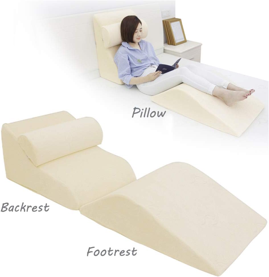 Bed Orthopedic Pillow, Memory Foam Comfortable Full Body Pillow for Back, Neck, Leg and Knee Pain Relief