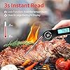 Meat-Thermometer-DOQAUS-Instant-Read-Cooking-Thermometer-Digital-Food-Thermometer-Backlight-LCD-Screen-Foldable-Long-Probe-Auto-OnOff-Perfect-for-Kitchen-Cooking-BBQ-WaterMeat-Milk-Black DOQAUS Meat Thermometer, Instant Read Cooking Thermometer, Digital Food Thermometer, Backlight LCD Screen Foldable Long…