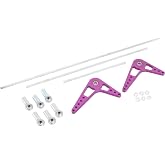 Throttle Linkage Kit for Sprint Cars, Aluminum Bell Crank, 10-32 | Lightweight 6061-T6 aluminum, Includes 6"/12"/16" rods w/ 10-32 RH &amp; LH threaded ends, Bell crank features .246" ID bearing