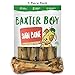 Baxter Boy Premium Grade Roasted Meaty Beef Shin Bone Dog Treats (3 Pack) – 8” Long Lasting All Natural Gourmet & Healthy Dog Bone Treat Chews – Tasty Smoked Beef Flavor