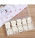 Yonisun 500pcs Artificial Acrylic Nail Tip Natural Color Full Cover False Nail Tips