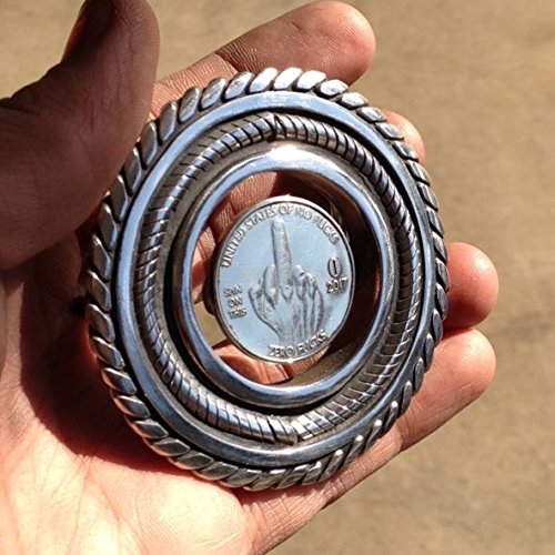 middle finger belt buckle