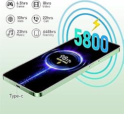SANSHREUNI C23 Android 13 Phone Unlocked, 6GB+256GB