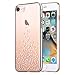 iPhone 7 Case,Comma [Polka Crystal Series] Original Swarovski Element Hard [PC Transparent] Case for iPhone 7 (Gold Polka)