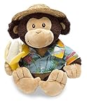 Cuddle Barn Animated Plush Toy Monkey Banana Boat Bruno Sings Day O