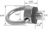 AONTOKY 1/4"-20 D Ring Screw Hinged Holder for DSLR Cameras Tripod Quick view 2