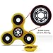 Yellow Tri Fidget Hand Spinner - Ceramic Bearing Focus Hand Spinner Toy Stress Relieves Reducer EDC Perfect For Boredom ADHD Anti Anxiety and Autism Metal Bearing