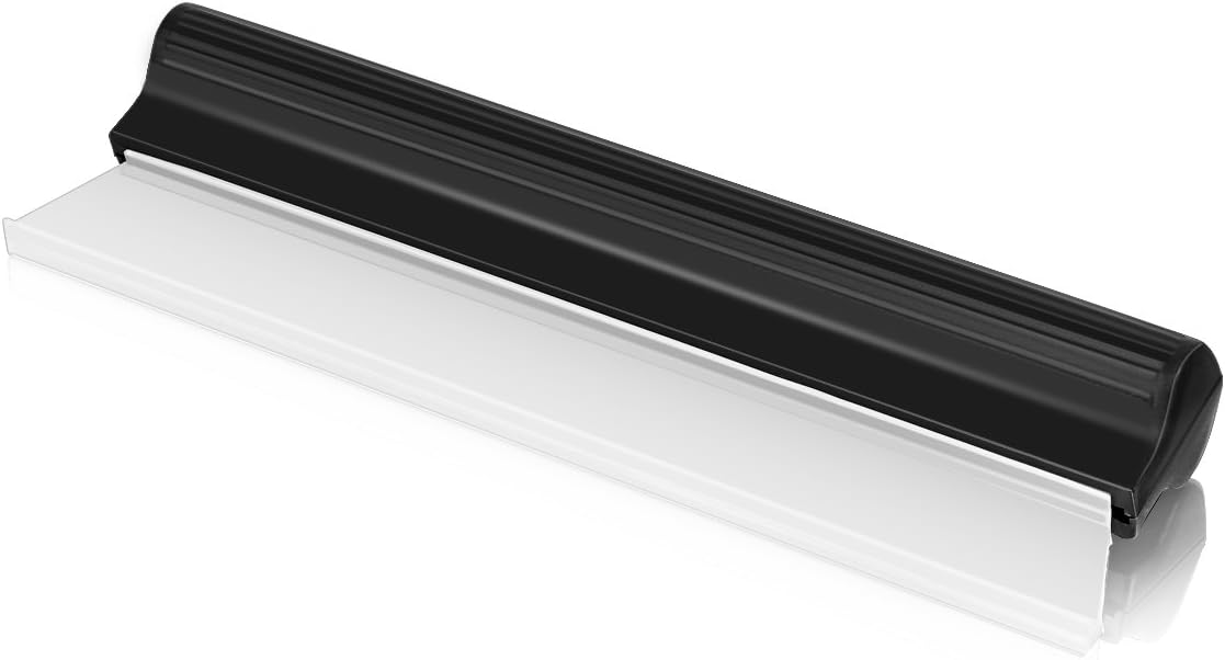Firstway Car Cleaning Water Squeegee Blades Soft Silicone T-Bar in 10.43in Length for Windshield Window Glass Wiper Wash Ice Scrapers/Snow Brushes from