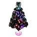 Firlar 45cm / 18in Mini Colorful LED Lighting Christmas Tree with Stand Home Cafe Resteraunt Decoration