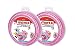 Mayka Toy Block Tape - 4 Stud - Pink - 6 Feet - 2 Pack (Compatible with Lego)