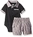 Calvin Klein Baby-Boys Interlock Body Top with Woven Shorts