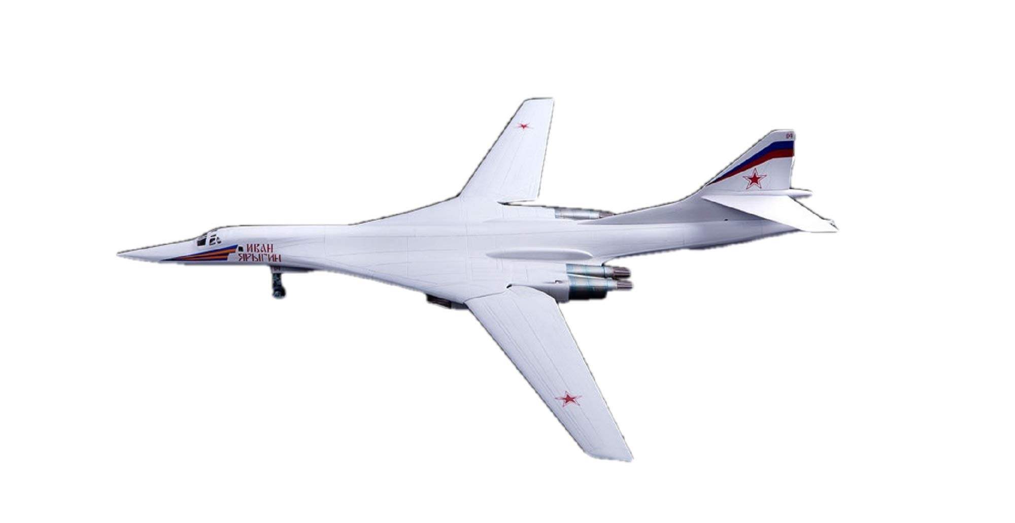 Academy 12621 Russian Air Force Tu-160 Blackjack Plamodel Plastic Hobby Model Airplane Kit Toy (Pain