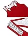 EASTHER Women's Sleeveless Sparkle Shimmer Camisole Racerback Sequined Tank Tops