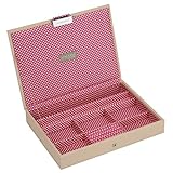 50% OFF Stackers | Jewelry Box | cream & pink polka dot stacker lid