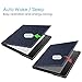 CaseBot Fabric Case for Kindle Oasis (10th and 9th Gen, 2019 and 2017 Release) - Slim Fit Protective Cover (Auto Wake Sleep Function for 2017 Version Only, Not for 2019 Version), Denim Indigo
