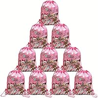 alihua 12 Packs LOL Drawstring Party Bag, Party Favors Bags Drawstring Backpacks Gifts Bags Birthday Party Supplies Favor Bag for Kids Children Girls Baby Shower