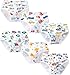 Growth Pal Little Boys' Underwear Briefs Soft 100% Cotton 6 Pack Kids Underwear Toddler Briefs