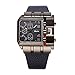 Oulm 3364 Brand Original Rectangle Unique Design Men Wristwatch Wide Dial Leather Strap Quartz Watch + in Stock