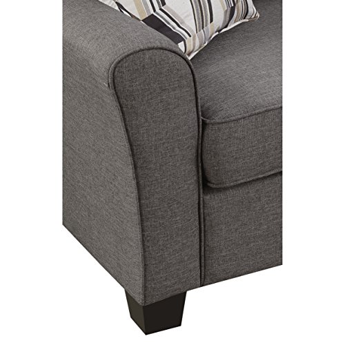 Artum Hill UP3-884 Olivia Loveseat, Espresso - Thumbnail 2