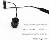 YIUPEDRFG Remote Pressure Switch Black Alloy Stretchable Flashlight Accessory view 2