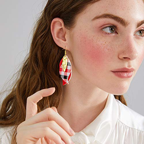 15 PCS Earring Cutting Dies Teardrop Leaf Die Cuts for Making Leather Earrings DIY Crafts - Thumbnail 6