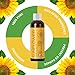Sunflower Oil for Hair Skin and Nails - Anti Aging Skin Care with Vitamin E Oil for Skin and Hair Care - Pure Sunflower Oil Skin Moisturizer for Dry Skin and Carrier Oil for Essential Oils Mixing