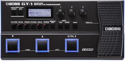 BOSS GT-1 Compact Guitar Effects Processor with Amps & Patches