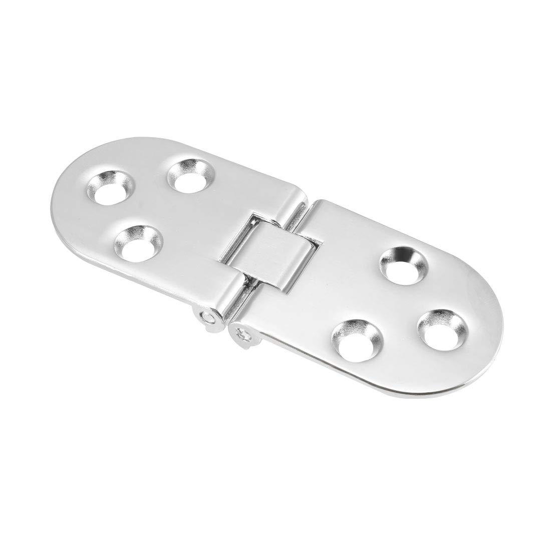 sourcing map 1Pcs 80mm Sewing Machine Table Folding Flip Hinge, Zinc Alloy