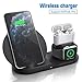 Wireless Charger for Air Pods Pro, Coobetter 3 in 1 Wireless Charging Station,Wireless Charging Stand Watch Charger Compatible with iPhone 11/11 pro /11 Pro Max/Xs/XS Max/XR/X / 8 /8P (Black)