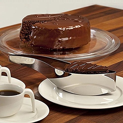 Enbar Stainless Steel Cake Slicer, Cake Server Stainless Steel Perfect cake, pie and pastry