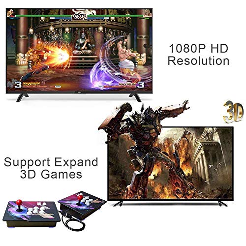 SHZONS Pandora's Box 5S Home Arcade Game Console,2200 HD Games,Full HD(1080x1080),2 Player Game Controls with Arcade Joystick