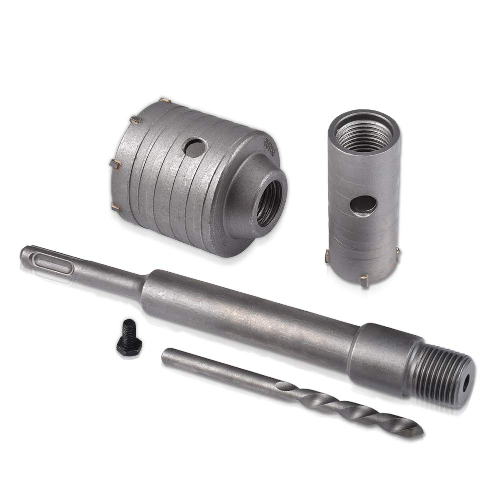 KATUR 30,65mm SDS Plus Shank Hole Saw Cutter Concrete Cement Stone Wall Drill Bit for Brick Concrete Cement Stone (30,65mm Diameter)
