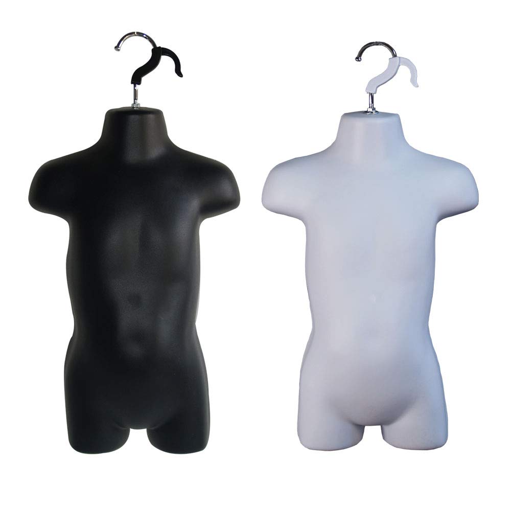 Toddler Mannequin Torso, Dress Form Hollow Back Body Child