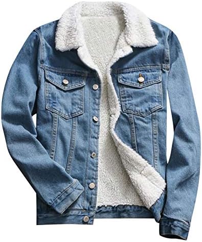 WUAI-Women Oversized Denim Coat Jean 