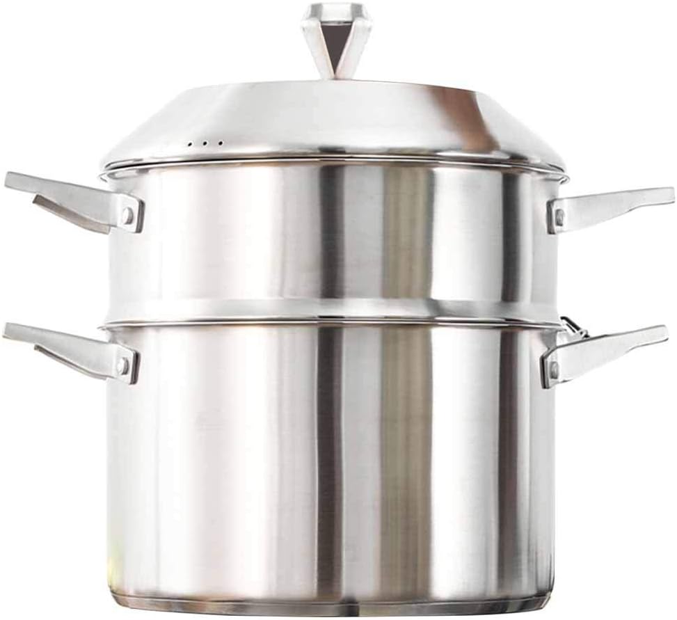 Steam Pot Stainless Steel Steamer DoubleLayer Steaming