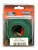 Coleman Cable 56422033 16-Gauge 24-Foot Automotive Copper Wire, Green