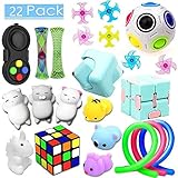 HQ-baby Sensory Toys Set 22 Pack, Stress Relief Fidget Hand Toys for Adults and Kids,Special Toys Assortment for Birthday Party Favors,Classroom Prize Rewards,Treasure Box,Goodie Bags Filler