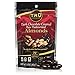 Organic & All Natural 72% Dark Chocolate Covered Raw Almonds by TRU Chocolate®, No Sugar, Dairy Free, Vegan, Gluten Free, NON GMO, Kosher 3oz.