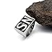 FANSING Stainless Steel NS Rings, Size 8