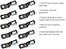 8 Gauge 8 AWG 10 Feet Red + 10 Feet Black Welding Battery Pure Copper Flexible Cable + 10pcs of 3/8