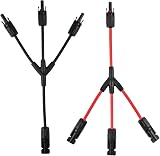 URAQT Solar Cable Y-Splitter 1to3 2Pcs 6mm² Parallel Adapter Y Cable view 1