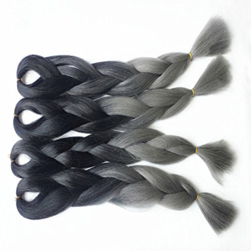 Kanekalon Fiber Ombre Xpression Braiding Hair For Box Braids
