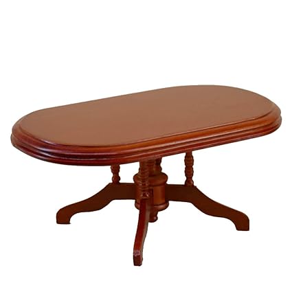 Xuba Mini Simulate Wooden Dining Table for 1:12 Doll House Decoration 22061-2