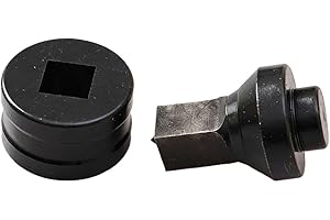 1pc Hydraulic Punching Square Die for CH-60 Machine, 4x4mm to 17x17mm, Steel/Iron/Copper Busbar Hole Puncher(7x7mm)