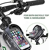 Hommie Bicycle Saddle Bag, Bike Bag with 16-in-1 Bike Repair Tool Kits, Mechanic Fix Portable Tools Set Bag with Reflective Strip, Multi-Functional Bike Tyre Repair Kits