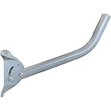 Adjustable Antenna Mount Pole 16" Universal J Pole Mount for Outdoor Outside Home Antenna Weather Proof with 2 U-Brackets