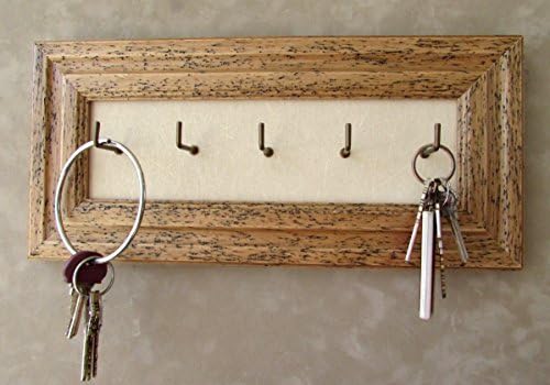 Distressed Key holder, Wall Mounted Key Hooks, Rustic Key Holder, Cottage Decor,Country Home Decor, Unique Home Decor, Farmhouse Decor, Mudroom