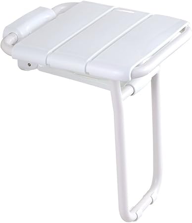 Everyday Home Badezimmer Falten Wand Stuhl Toilette Dusche Bad Hocker Wand Hocker Wand Stuhl Farbe Weiss Amazon De Kuche Haushalt