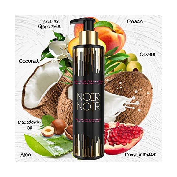 Onyx Noir Noir Luxury Sunbed Cream - Deluxe Tan Enhancer for Gradual Tanning Effect - Dark Tanning Lotion for Fast Tan…